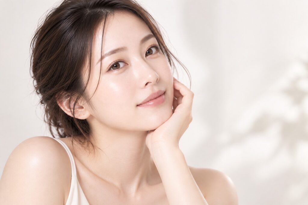 肌育注射で肌質改善を目指す女性